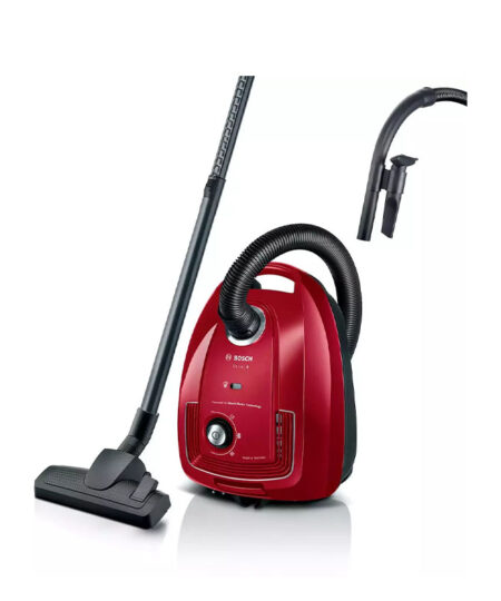 Bosch BGB38RD2 Ηλεκτρική Σκούπα 600W με Σακούλα 4lt Κόκκινη