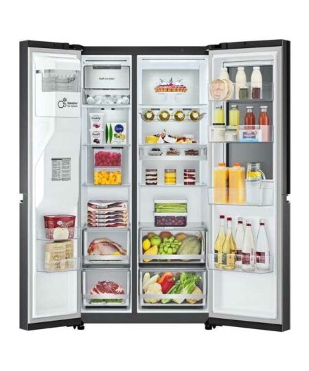 Alternative view of LG GSXV90MCDE Ψυγείο Ντουλάπα 635lt Total NoFrost Μαύρο