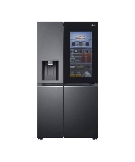 LG GSXV90MCDE Ψυγείο Ντουλάπα 635lt Total NoFrost Μαύρο