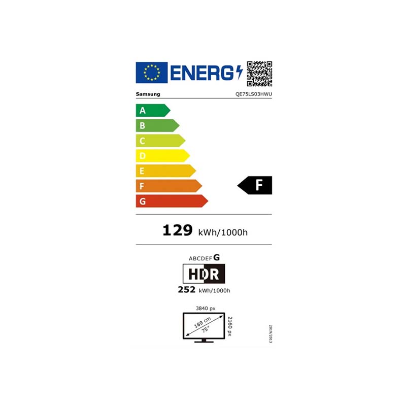 Samsung The Frame Pro QE75LS03HWUXXH Τηλεόραση Smart 75" 4K UHD Mini LED HDR (2026) - Image 4