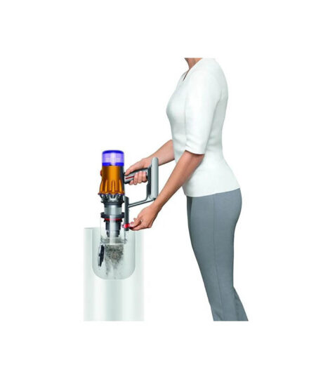 Alternative view of Dyson V12 Detect Slim Absolute Επαναφορτιζόμενη Σκούπα Stick & Χειρός 25.2V Nickel/Yellow (448884-01)