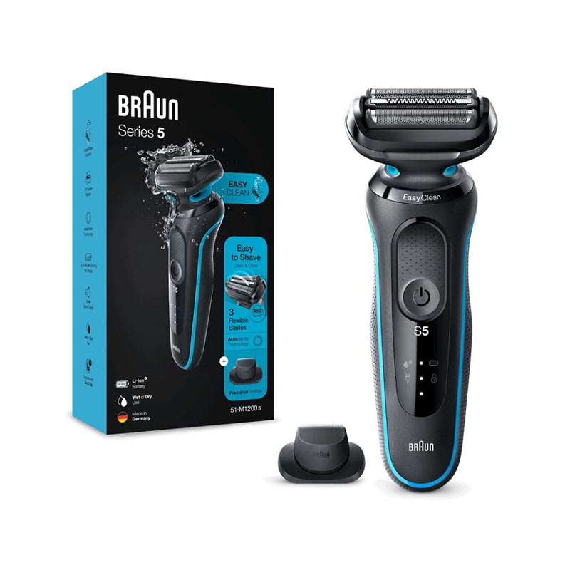 Braun 51-M1200S Ξυριστική Μηχανή Προσώπου Επαναφορτιζόμενη Αδιάβροχη - Image 2
