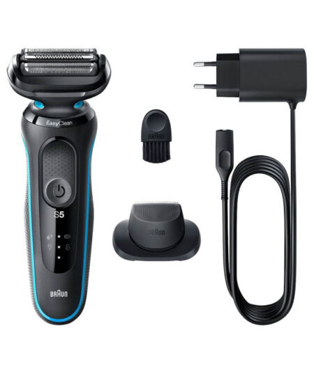 Braun 51-M1200S Ξυριστική Μηχανή Προσώπου Επαναφορτιζόμενη Αδιάβροχη