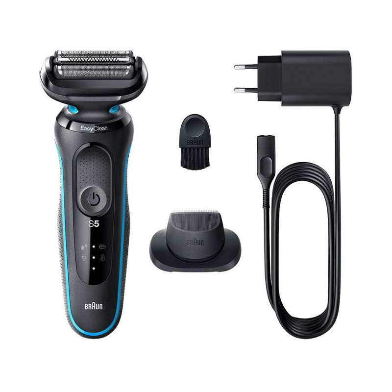 Braun 51-M1200S Ξυριστική Μηχανή Προσώπου Επαναφορτιζόμενη Αδιάβροχη
