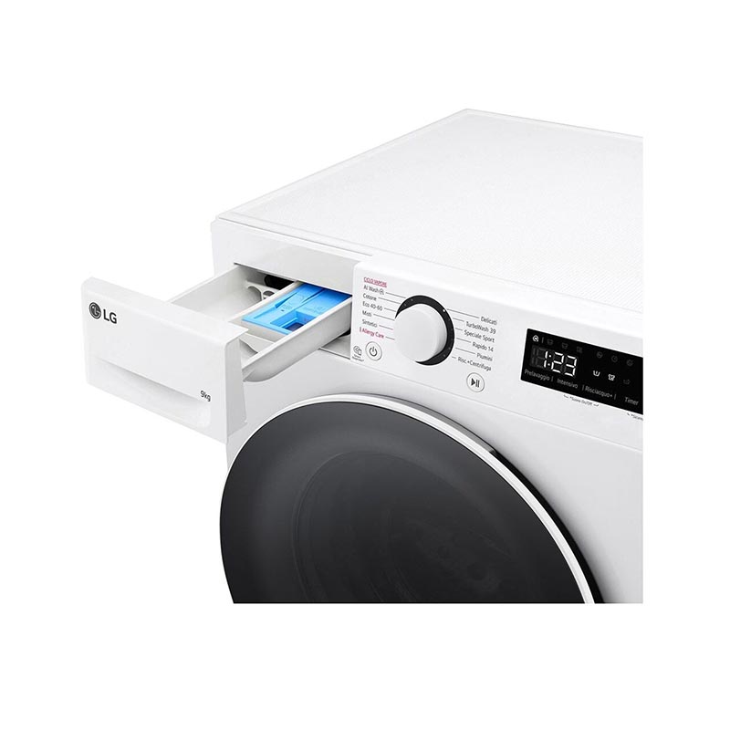 LG F4R5009TSWW Πλυντήριο Ρούχων 9kg με Τεχνολογία Ατμού 1400 Στροφών - Image 3