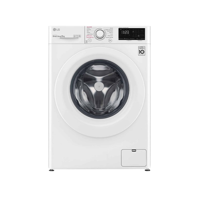 LG F4WV308S3E Πλυντήριο Ρούχων 8kg με Τεχνολογία Ατμού 1400 Στροφών