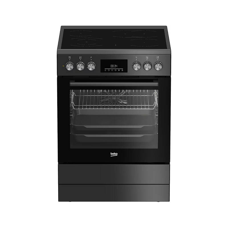 Beko FBM6730GA Κουζίνα 72lt με Κεραμικές Εστίες Μαύρη