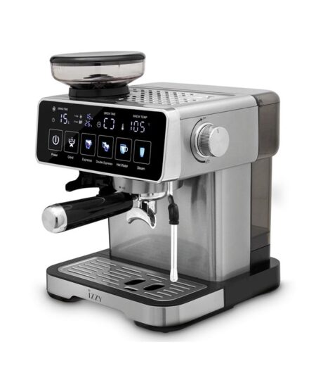 Alternative view of Izzy IZ-6026 Αυτόματη Μηχανή Espresso 1500W Πίεσης 20bar με Μύλο Άλεσης