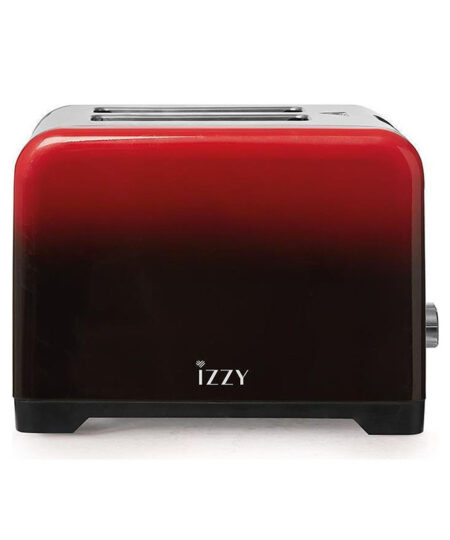 Izzy IZ-9102 Φρυγανιέρα 2 Θέσεων 950W Κόκκινη