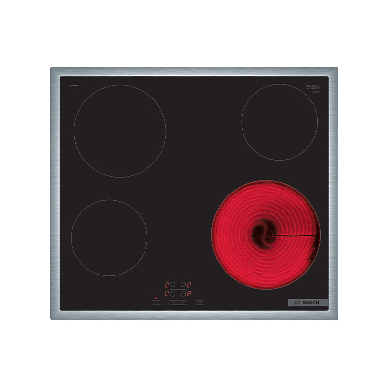 Bosch PKE645BA2E Κεραμική Εστία με Πλαίσιο Αυτόνομη με Λειτουργία Κλειδώματος