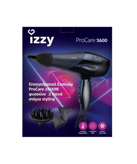 Alternative view of Izzy Procare 223025 Πιστολάκι Μαλλιών με Φυσούνα 2600W