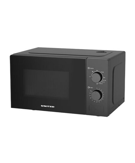 United MWO-2803 Φούρνος Μικροκυμάτων με Grill 20lt Μαύρος