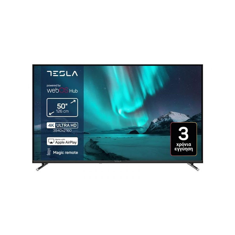Tesla 50E655BUW Τηλεόραση Smart 50" 4K UHD LED HDR (2025)