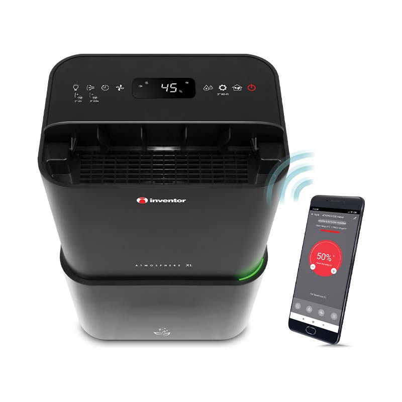 Inventor Atmosphere XL AT-IONUV-25L Αφυγραντήρας με Ιονιστή και Wi-Fi 25lt - Image 2