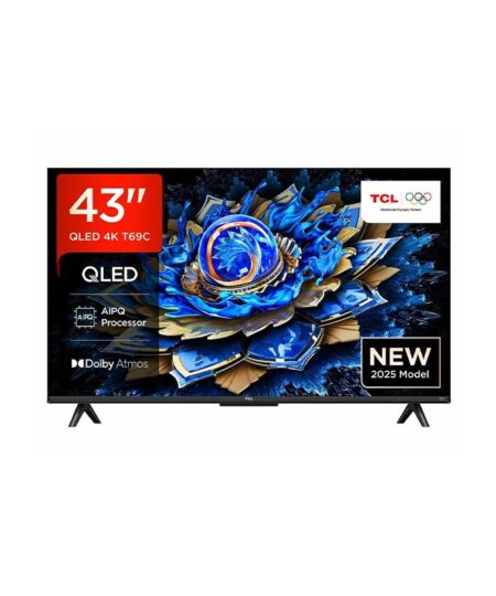 TCL 43T69C Τηλεόραση Smart 43" 4K UHD QLED HDR (2025)