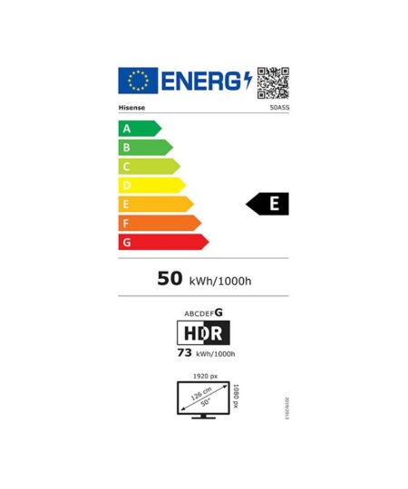 Alternative view of Hisense 50A5S Τηλεόραση Smart 50" Full HD QLED HDR (2026)