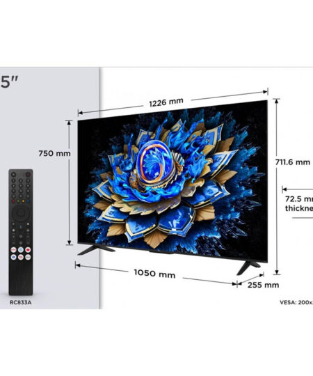 Alternative view of TCL 55T69C Τηλεόραση Smart 55" 4K UHD QLED HDR (2025)