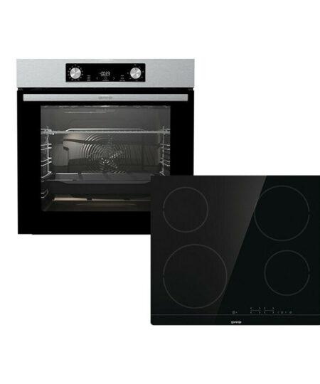 Gorenje BO6737E02X + ECT41SC Φούρνος άνω Πάγκου 77lt με Κεραμικές Εστίες (034062701)