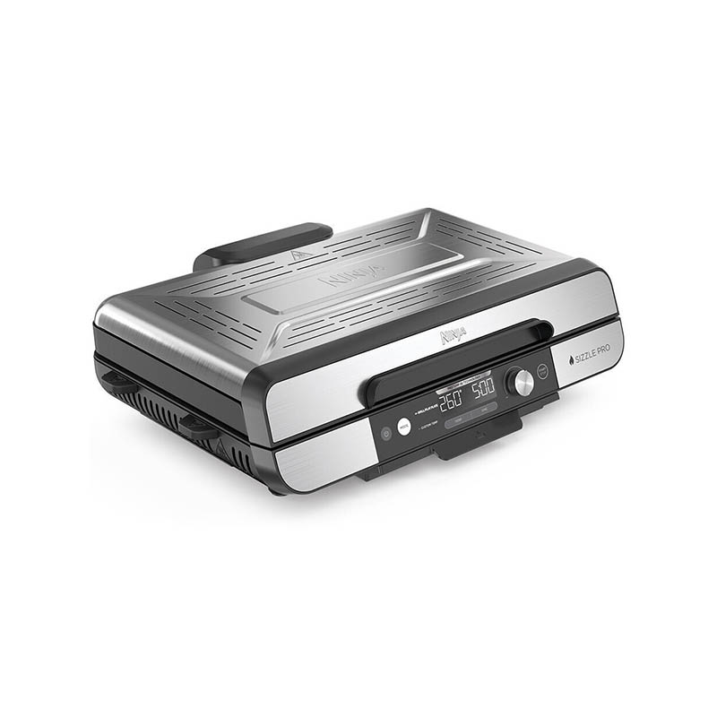 Ninja GX101EU Ηλεκτρική Ψησταριά Πλάκας 1800W με Καπάκι και Ρυθμιζόμενο Θερμοστάτη