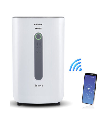 Rohnson R-9916W Αφυγραντήρας 16lt με Ιονιστή και Wi-Fi